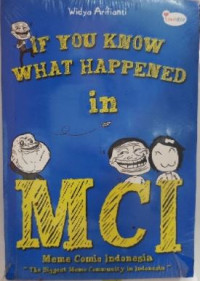 Image of If you know what happened in MCI (meme comic indonesia)